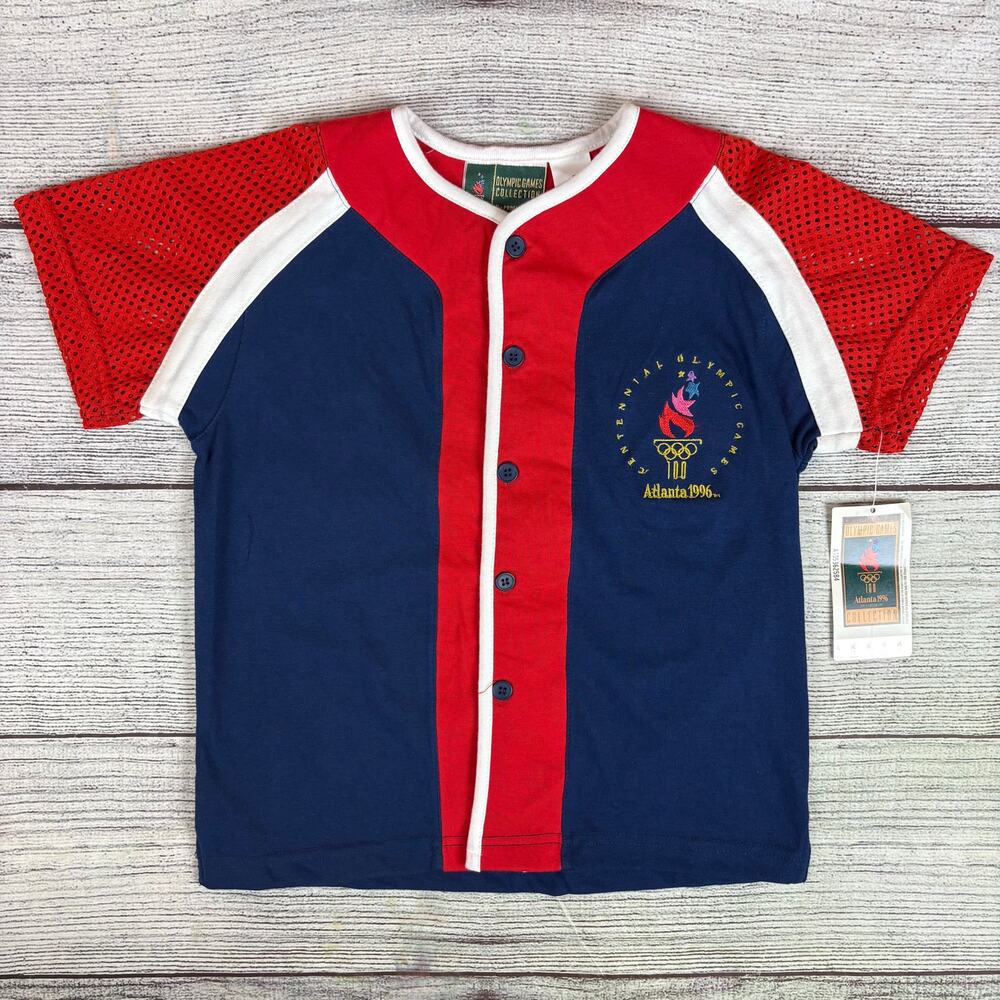 Vintage 1996 Atlanta Olympics Baseball Jersey